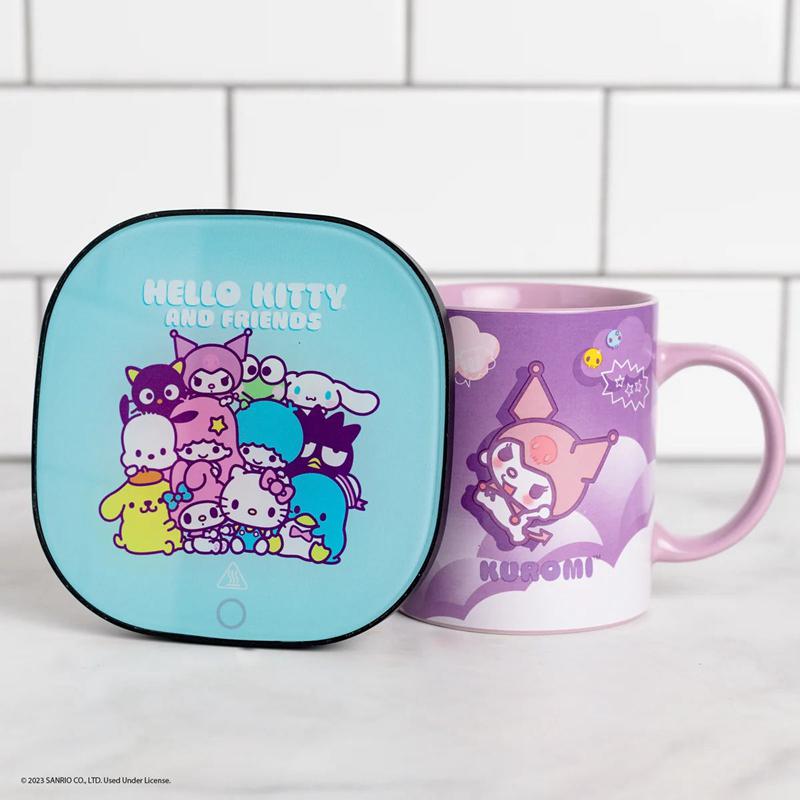 Sanrio Kuromi Coffee Warmer Set Sanrio Characters Mug  USA |  HAFLP-0347