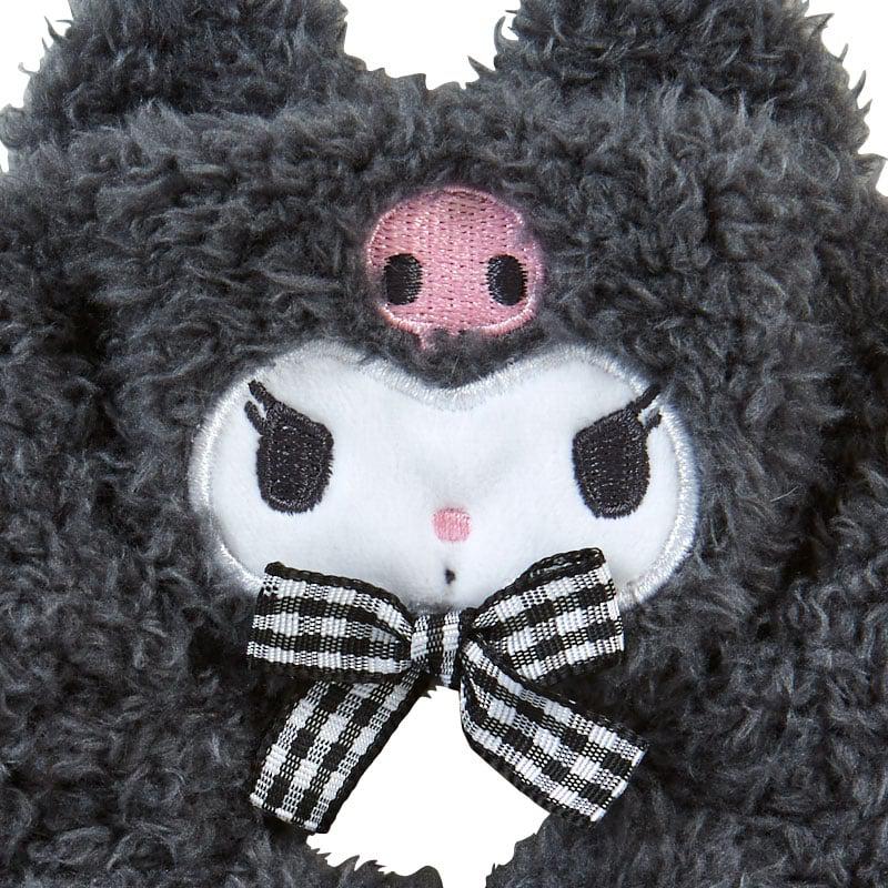 Sanrio Kuromi Cozy Plush (Gingham Bow) Accessories Scrunchie  USA |  FOMNP-5396