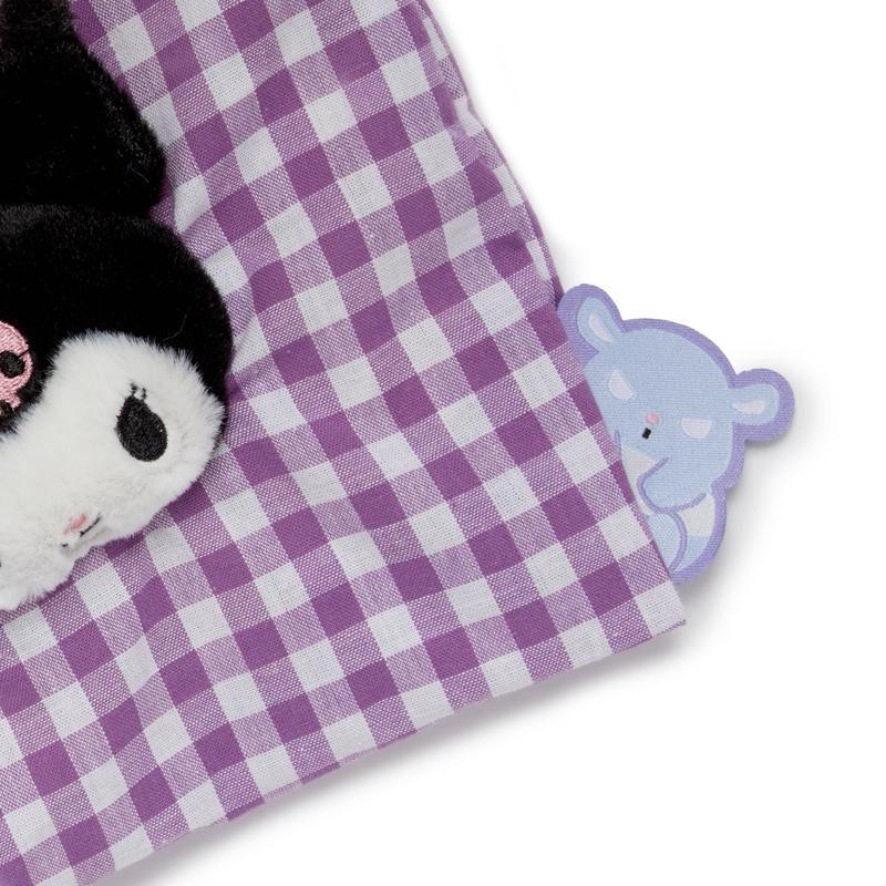 Sanrio Kuromi Drawst(Gingham Cafe Series) Bags Pouch  USA |  QJSYE-6284