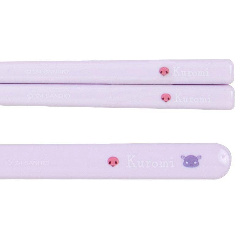 Sanrio Kuromi Everyday & Spoon Set Sanrio Characters Chopsticks  USA |  XUMCS-8265