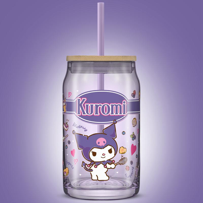 Sanrio Kuromi Favorite Flavor Lidded Sanrio Characters Tumbler  USA |  OPKMB-6920