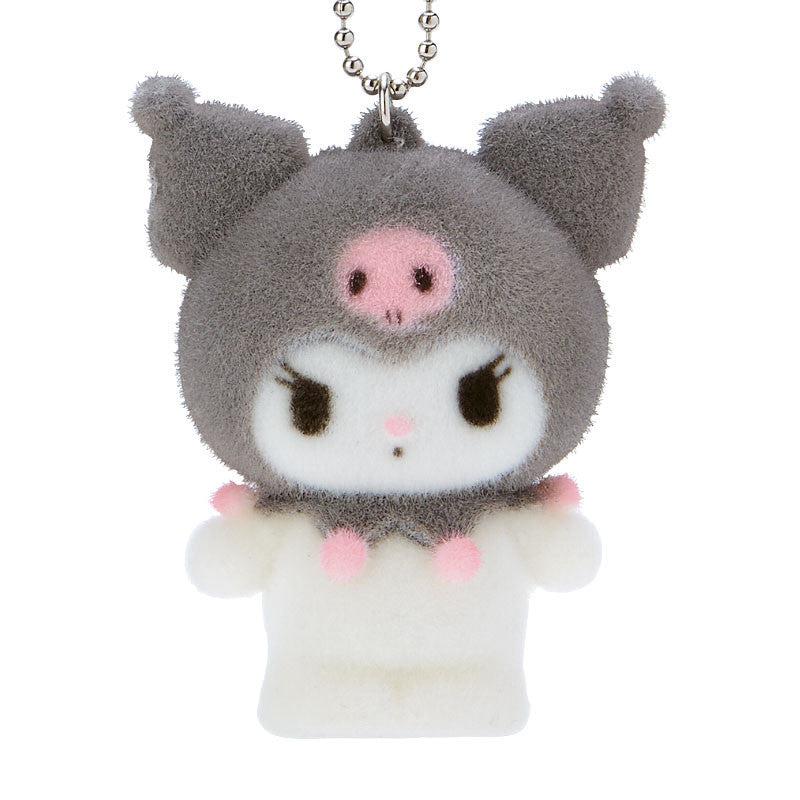 Sanrio Kuromi Flocked Mascot Accessories Keychain  USA |  OKNCI-2340