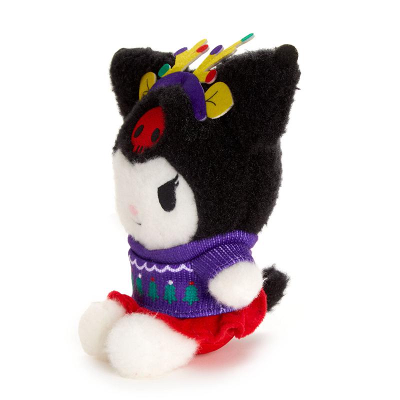 Sanrio Kuromi Fuzzy Plush (Sweater Weather Series) Sanrio Characters Plushies  USA |  DFZGW-0947