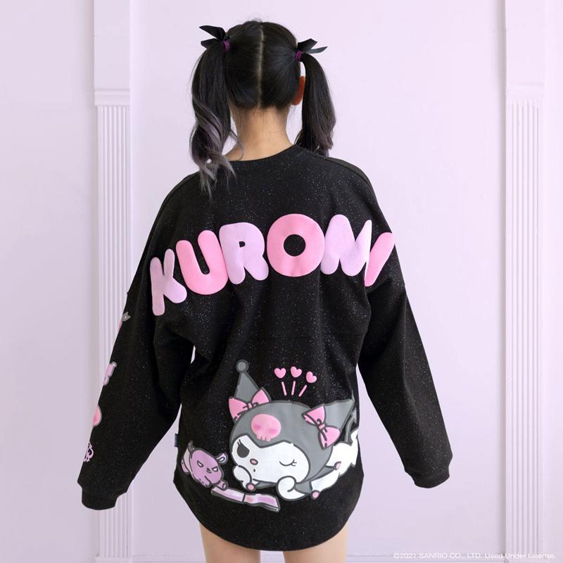 Sanrio Kuromi JapanLA Glitter Spirit Apparel Jersey  USA |  PYNFW-7603