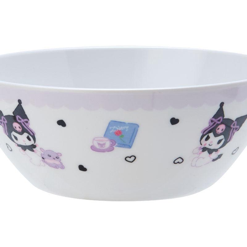 Sanrio Kuromi Melamine Bowl Sanrio Characters Bow  USA |  URZLJ-5832