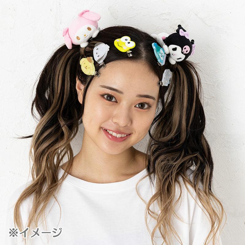 Sanrio Kuromi Plush Hair Accessories Clip  USA |  OJXFK-5731