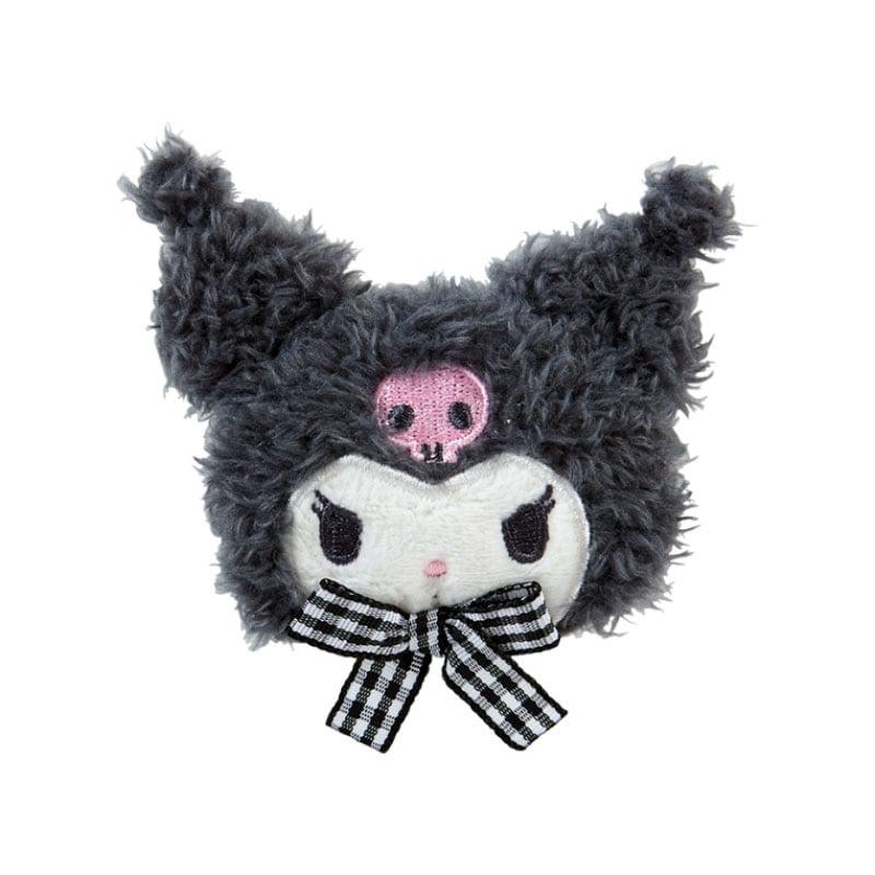 Sanrio Kuromi Plush Hair (Gingham Bow) Accessories Clip  USA |  UMSJK-4018