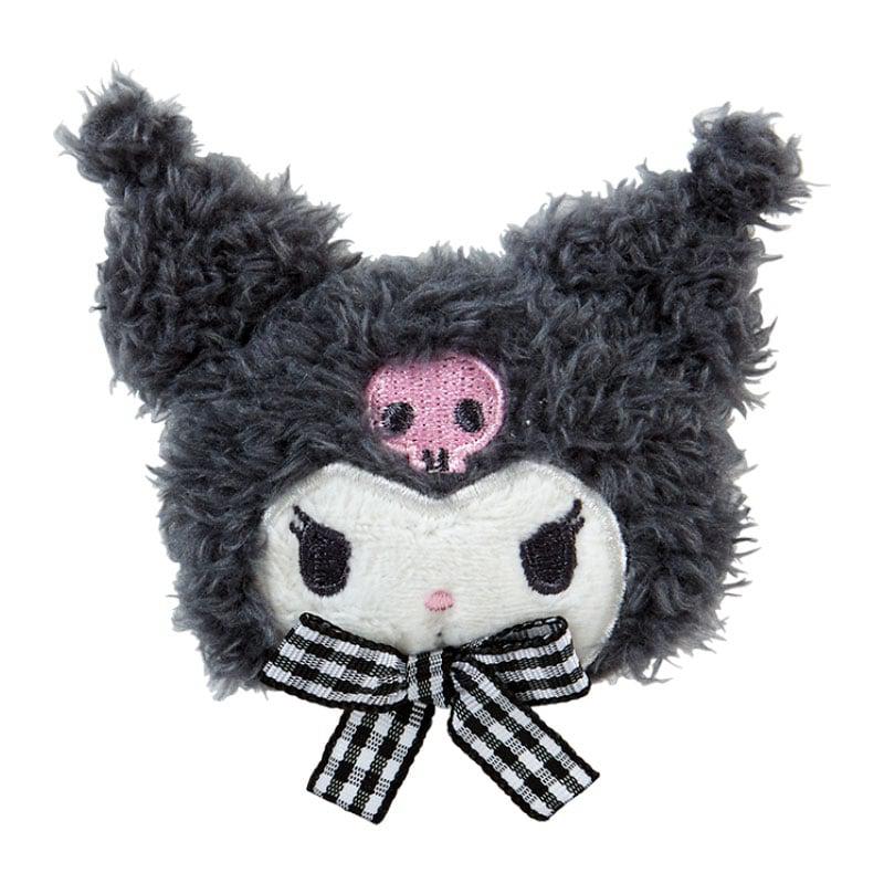 Sanrio Kuromi Plush Hair (Gingham Bow) Accessories Clip  USA |  UMSJK-4018