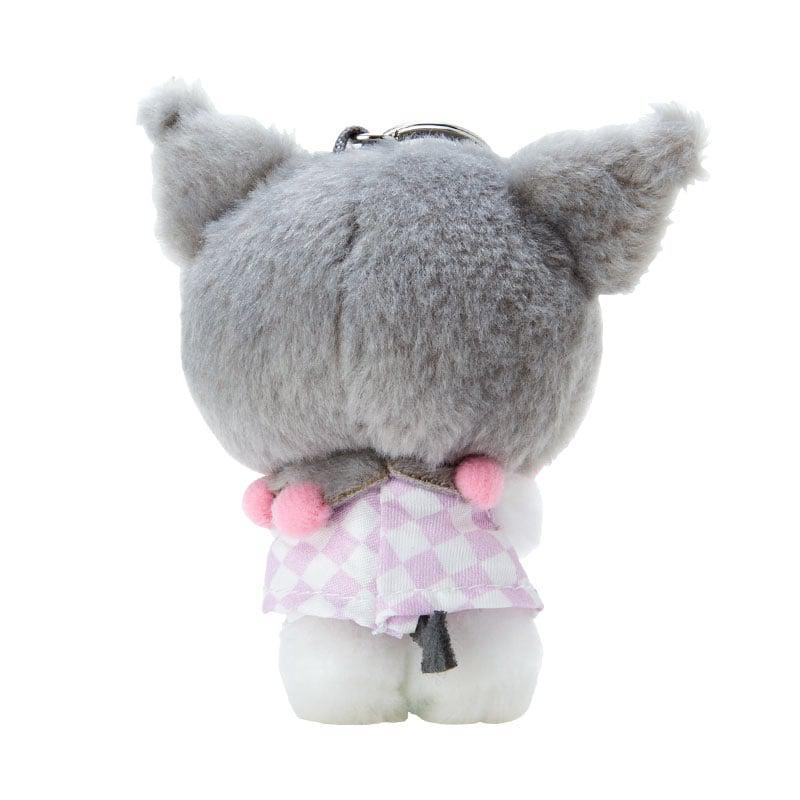 Sanrio Kuromi Plush Mascot (Pastel Check Series) Sanrio Characters Keychain  USA |  EQZKS-0896