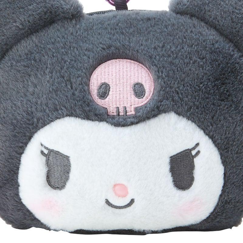 Sanrio Kuromi Plush Mini Face Bags Pouch  USA |  GRSOT-9713