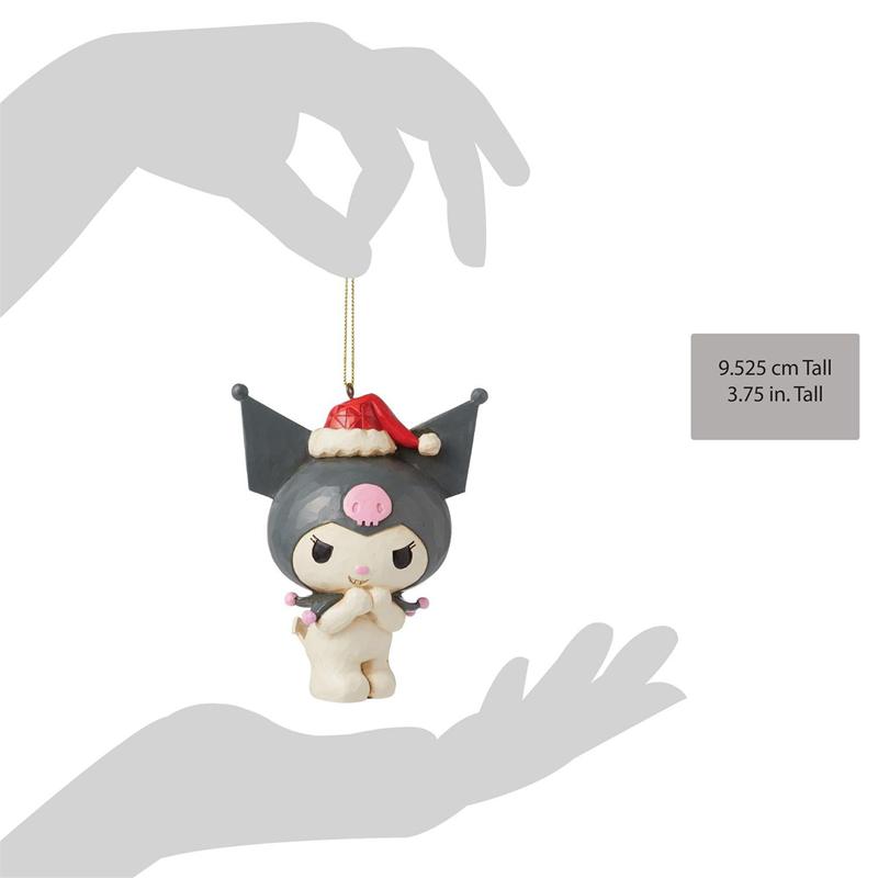 Sanrio Kuromi Santa Hanging (Jim Shore Sanrio Collection) Sanrio Characters Ornament  USA |  NXRYH-7296