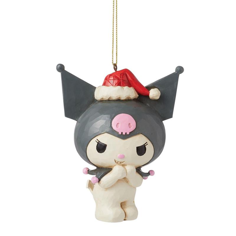 Sanrio Kuromi Santa Hanging (Jim Shore Sanrio Collection) Sanrio Characters Ornament  USA |  NXRYH-7296