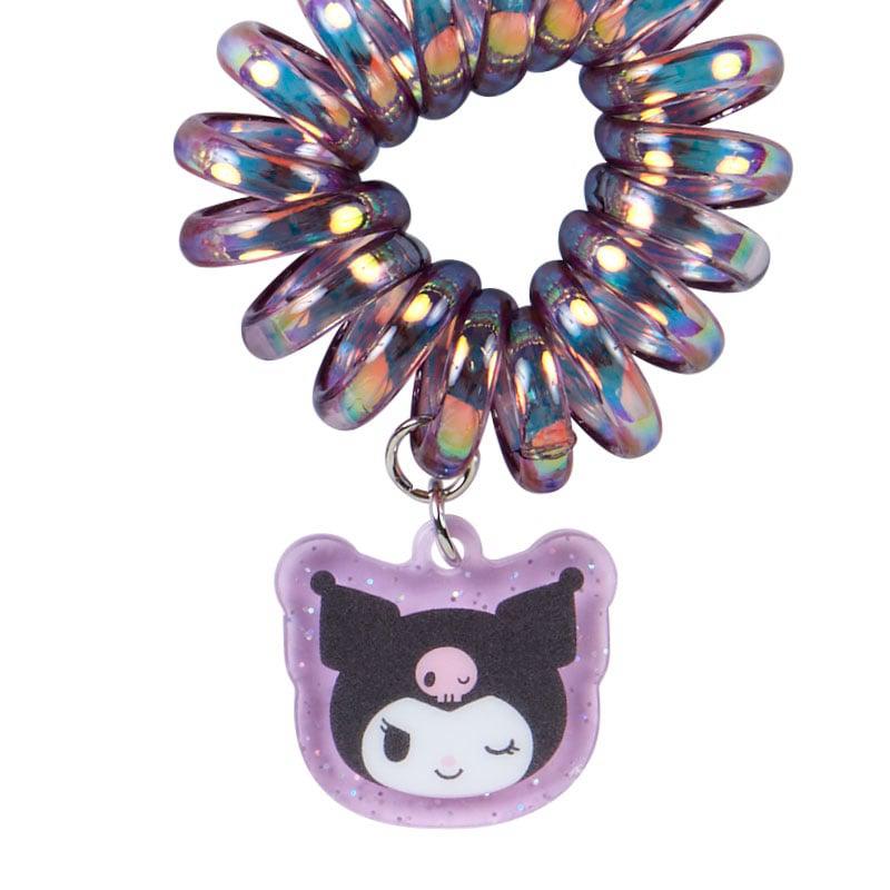 Sanrio Kuromi Spiral (Set of 2) Accessories Hair Tie  USA |  EATHW-1294