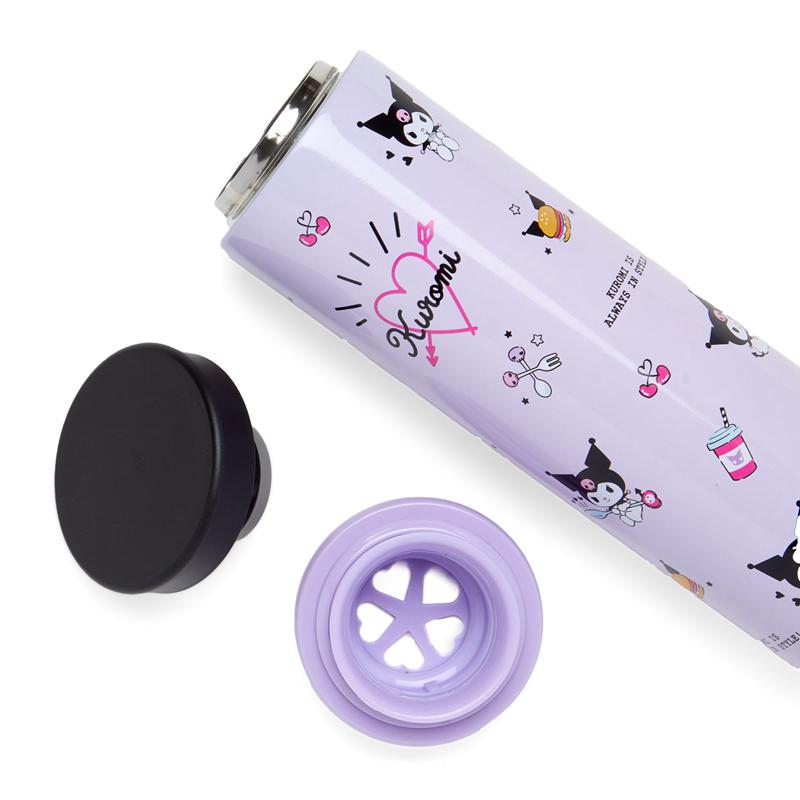 Sanrio Kuromi Stainless Steel Bottle Apparel Tee  USA |  MNGIA-4309