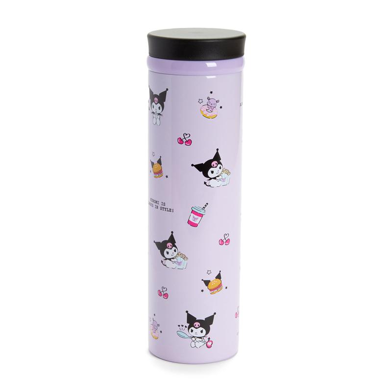 Sanrio Kuromi Stainless Steel Bottle Apparel Tee  USA |  MNGIA-4309