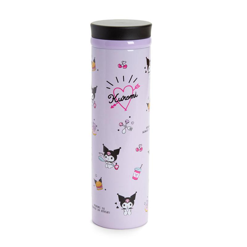 Sanrio Kuromi Stainless Steel Bottle Apparel Tee  USA |  MNGIA-4309