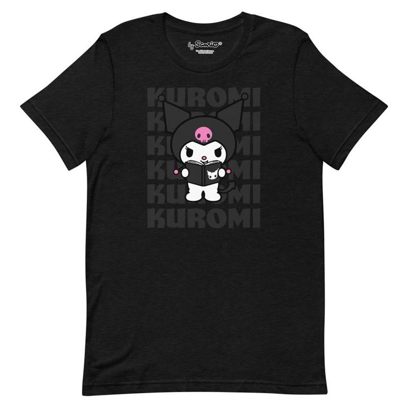 Sanrio Kuromi Watashi Wa Black Apparel T-Shirt  USA |  BQSHC-5904