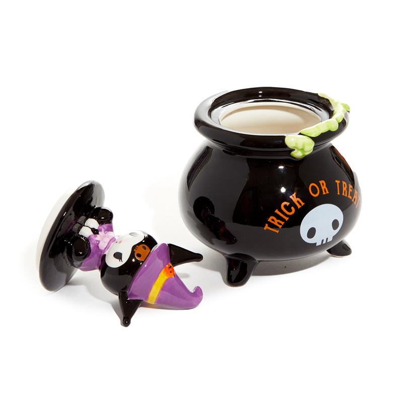 Sanrio Kuromi Witch Lidded Ceramic Candy Bowl Sanrio Characters Bowl  USA |  FGNPI-8479