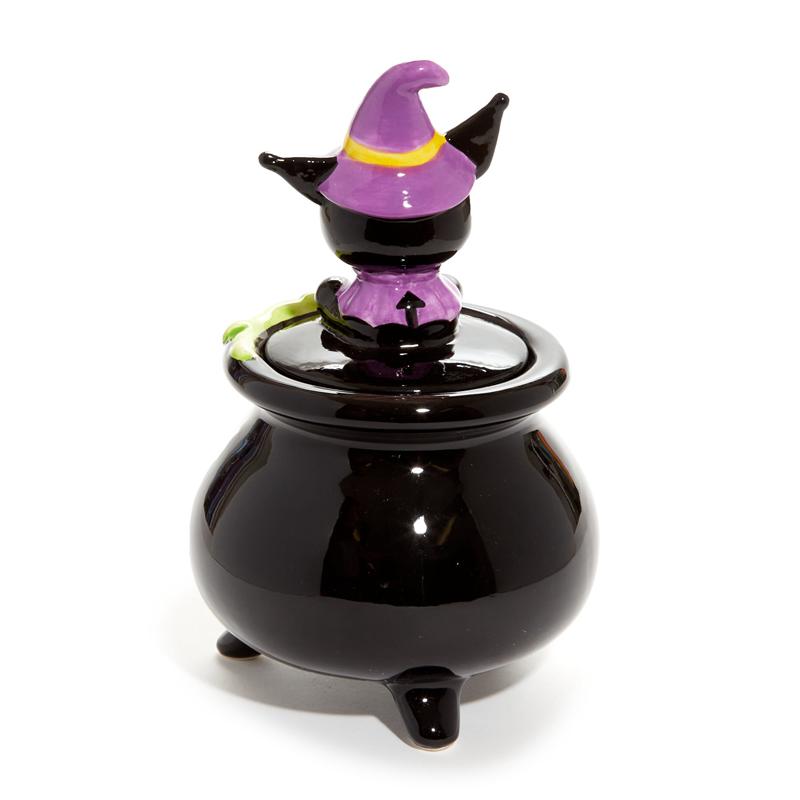 Sanrio Kuromi Witch Lidded Ceramic Candy Bowl Sanrio Characters Bowl  USA |  FGNPI-8479