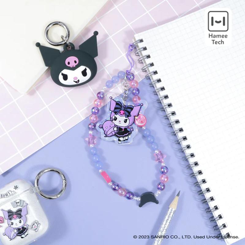 Sanrio Kuromi - Lolita Version Beaded Charm Mobile Phone Sanrio Characters Wrist Straps  USA |  EAOGC-6284