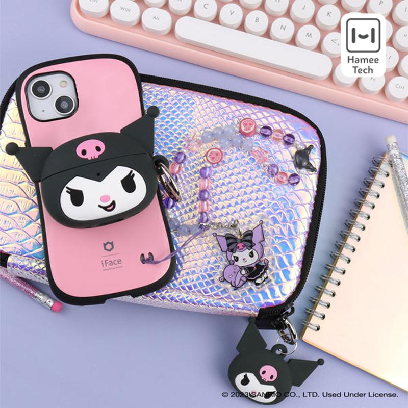 Sanrio Kuromi - Lolita Version Beaded Charm Mobile Phone Sanrio Characters Wrist Straps  USA |  EAOGC-6284