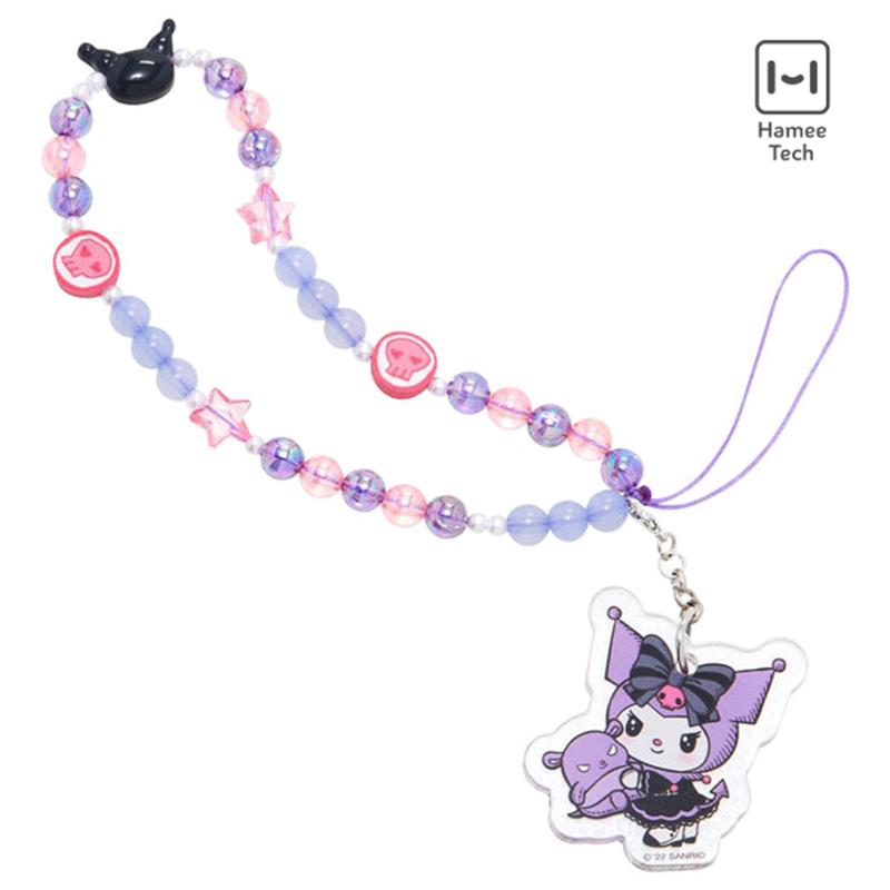 Sanrio Kuromi - Lolita Version Beaded Charm Mobile Phone Sanrio Characters Wrist Straps  USA |  EAOGC-6284