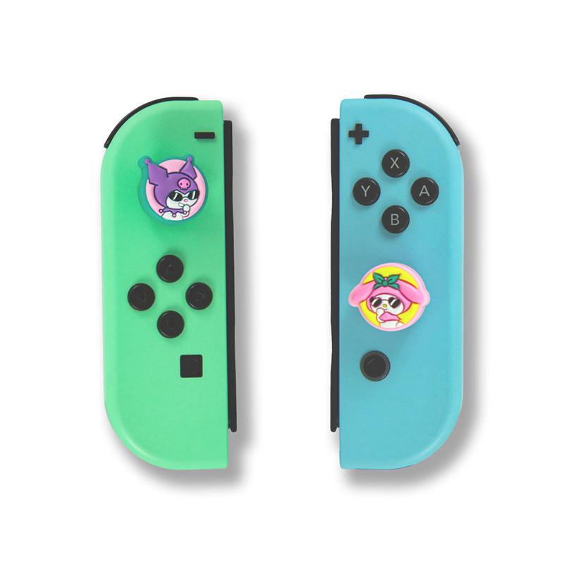 Sanrio Kuromi & My Melody x Sonix Nintendo Switch(4pk) Sanrio Characters Thumb Grips  USA |  WJTDL-0942