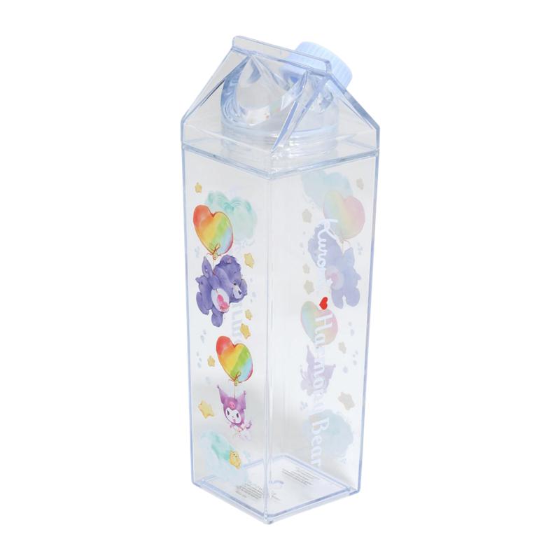 Sanrio Kuromi x Care Bears Milk Carton Sanrio Characters Water Bottle  USA |  NHCQJ-9183