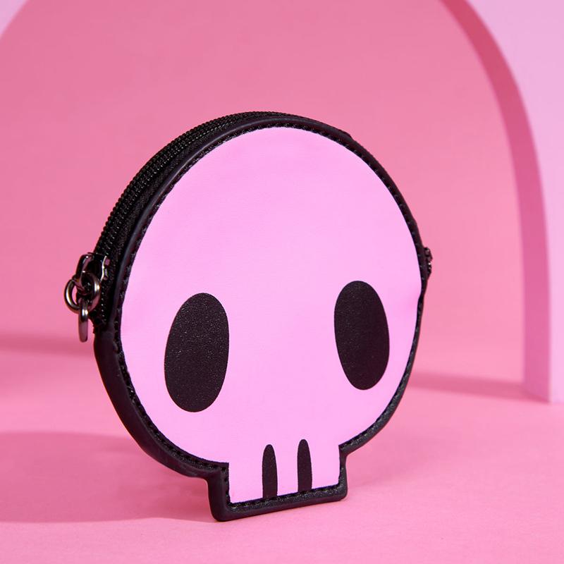 Sanrio Kuromi x Loungefly Skully Convertible With Coin Bags Crossbody Bag  USA |  NSIAW-7186