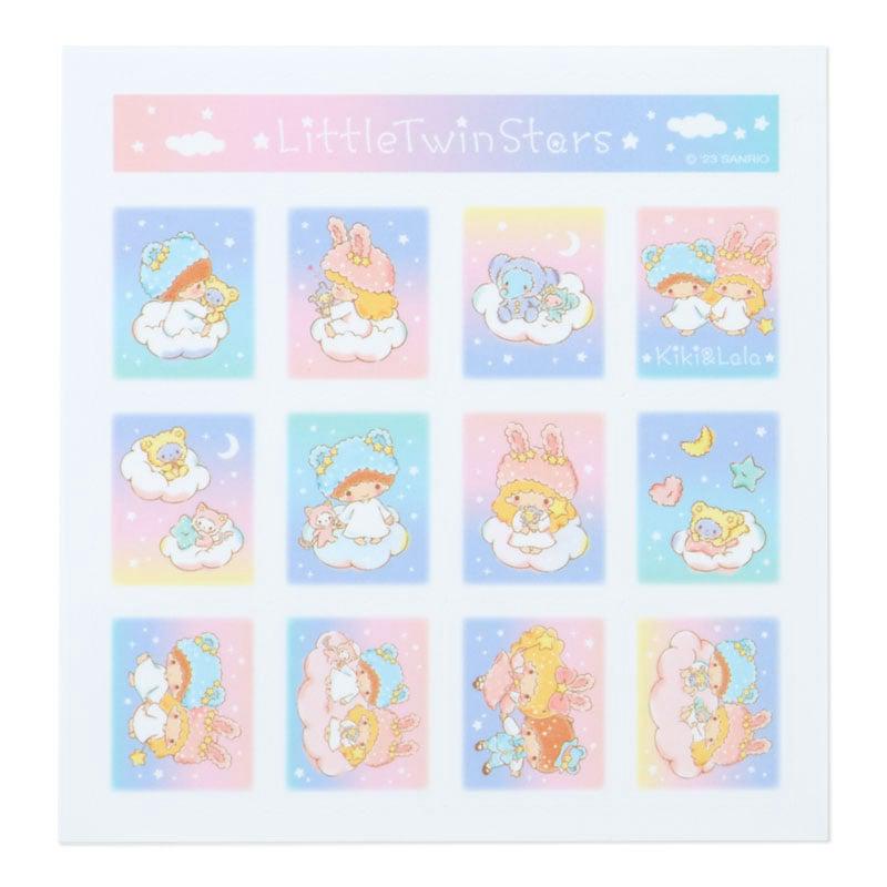 Sanrio LittleTwinStars(Fluffy Cloud Series) Sanrio Characters Sticker Set  USA |  KUCNE-0312