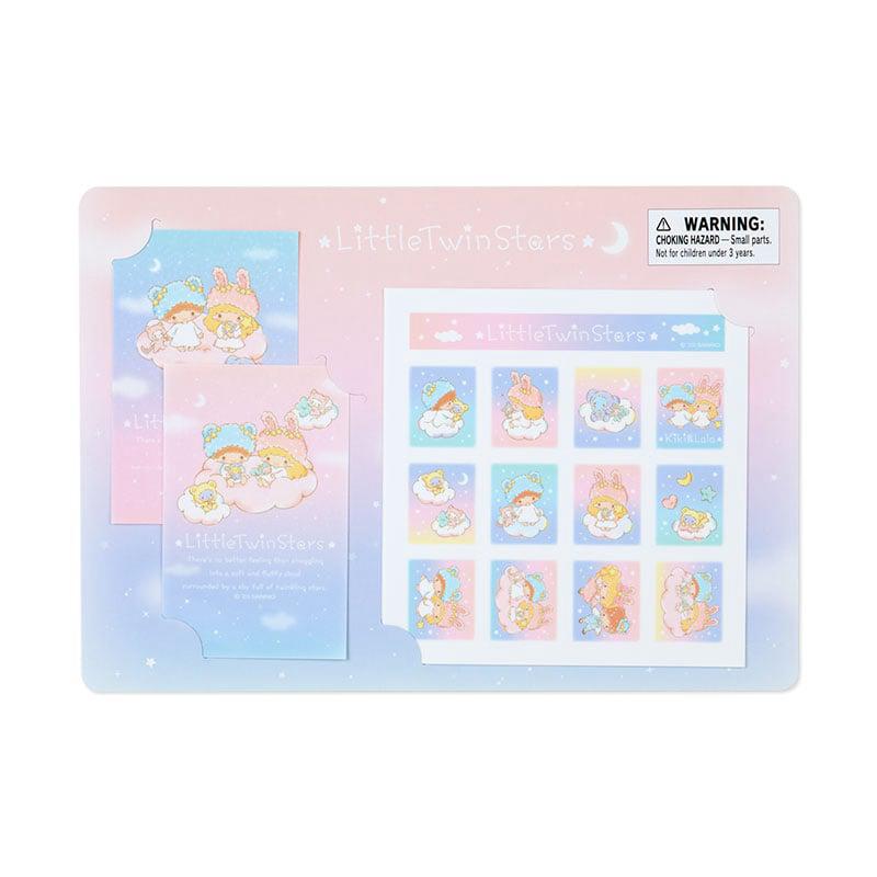 Sanrio LittleTwinStars(Fluffy Cloud Series) Sanrio Characters Sticker Set  USA |  KUCNE-0312