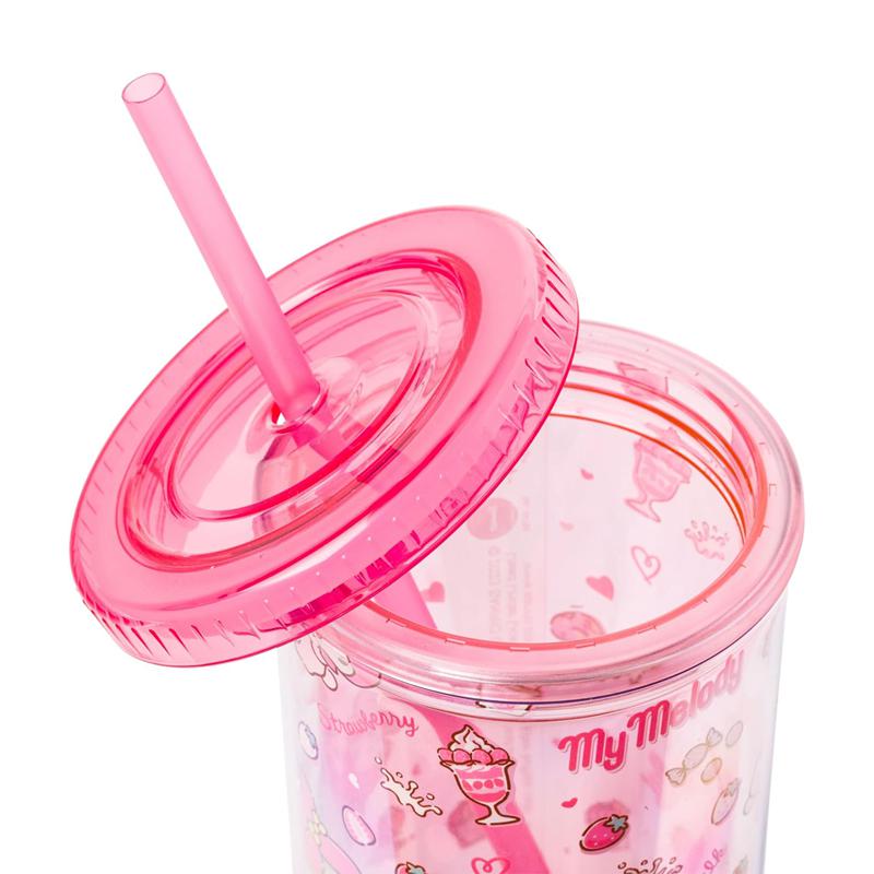 Sanrio My Melody 20oz Strawberry Travel Sanrio Characters Tumbler  USA |  NVJDM-0127