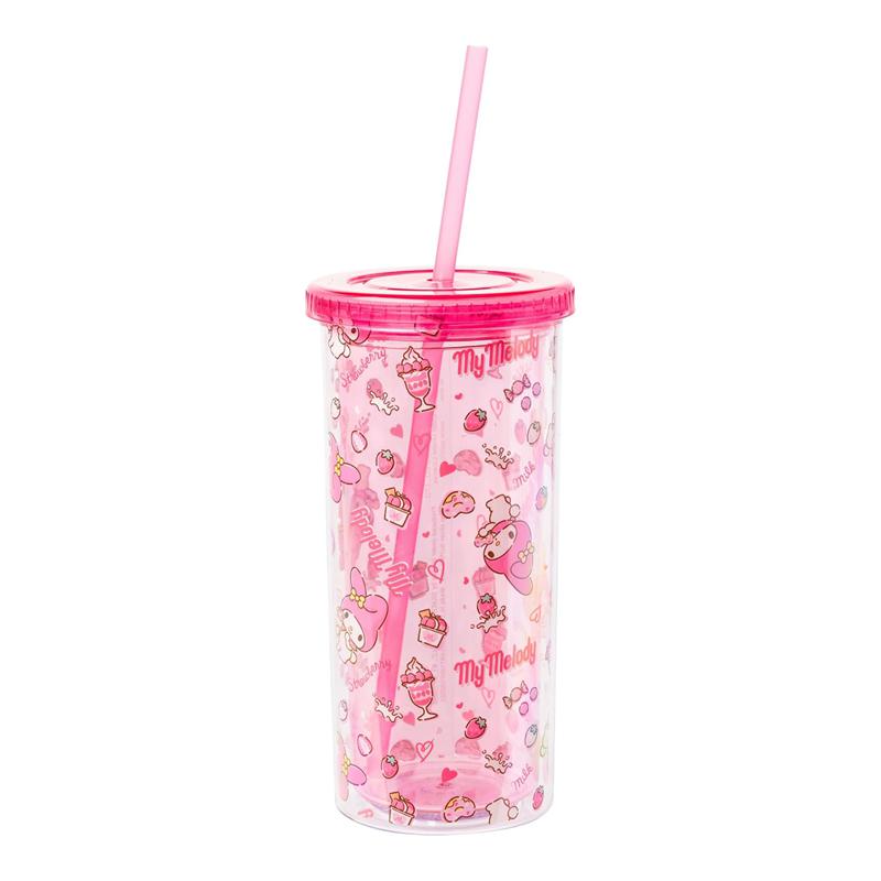 Sanrio My Melody 20oz Strawberry Travel Sanrio Characters Tumbler  USA |  NVJDM-0127