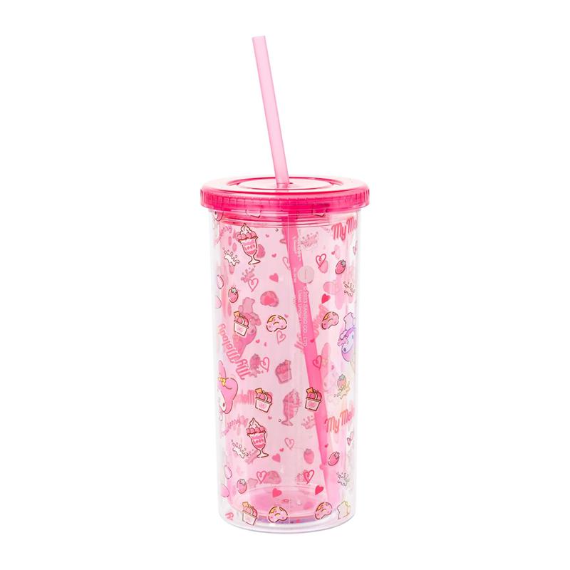 Sanrio My Melody 20oz Strawberry Travel Sanrio Characters Tumbler  USA |  NVJDM-0127