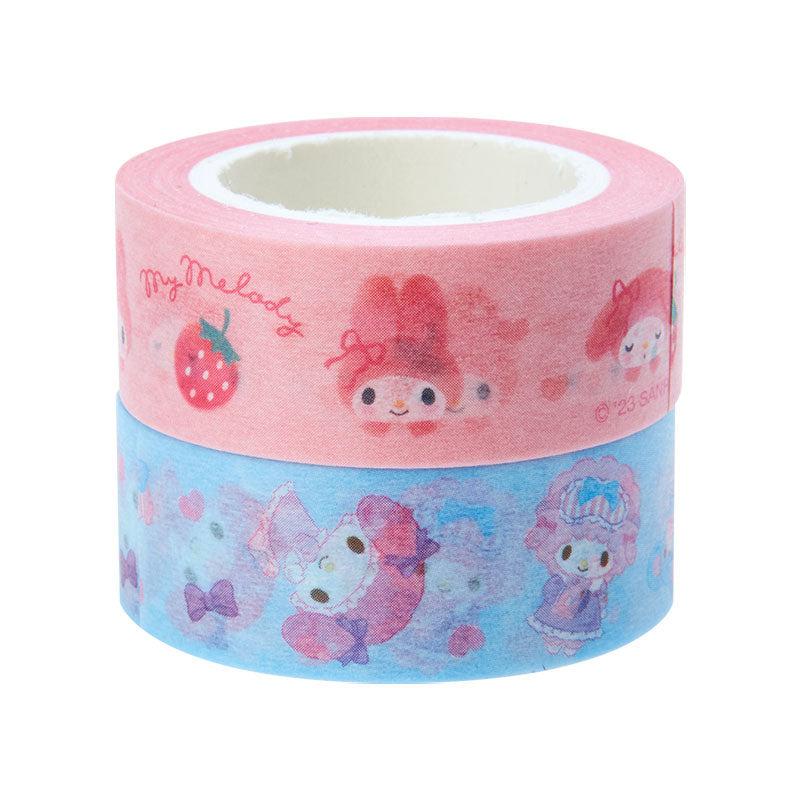 Sanrio My Melody 2-Piece Washi Tape Set Sanrio Characters Tape Set  USA |  LWDNT-9045