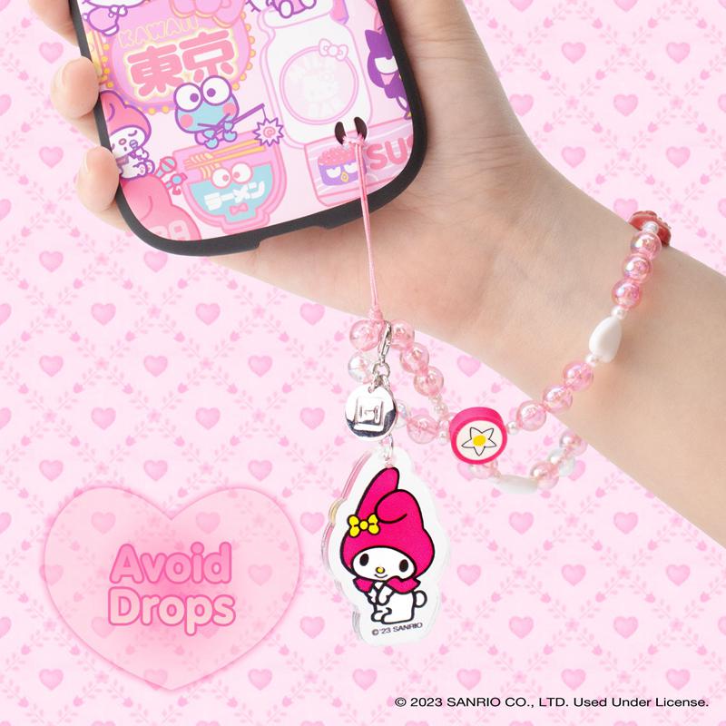 Sanrio My Melody Beaded Charm Mobile Phone Accessories Wrist Straps  USA |  PKTFS-0437