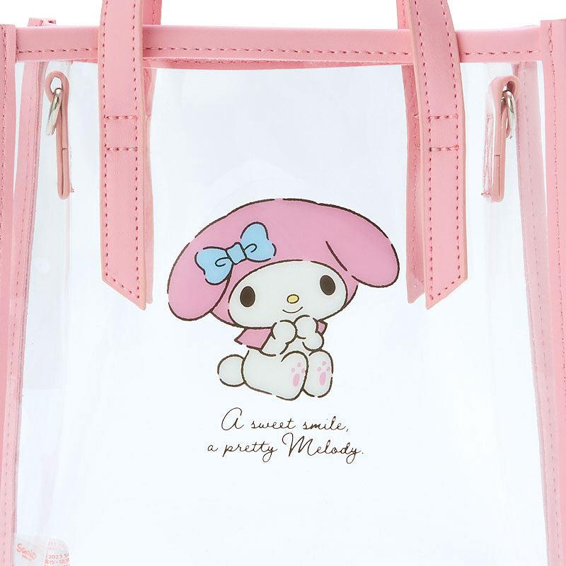 Sanrio My Melody Clear Convertible Mini Sanrio Characters Tote  USA |  PDOUF-6509