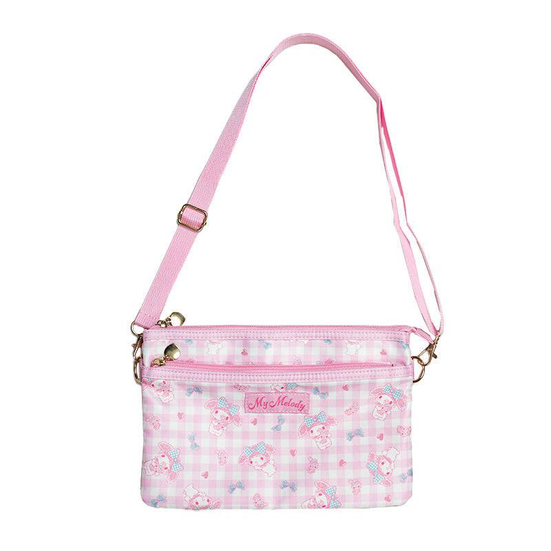 Sanrio My Melody Gingham Sanrio Characters Crossbody Bag  USA |  WRMQC-5702