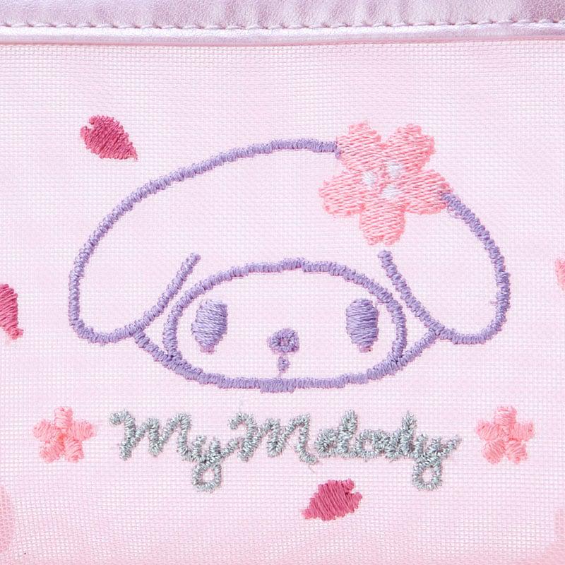 Sanrio My Melody Mesh Zipper (Pink Sakura Series) Sanrio Characters Pouch  USA |  TLBNK-4657