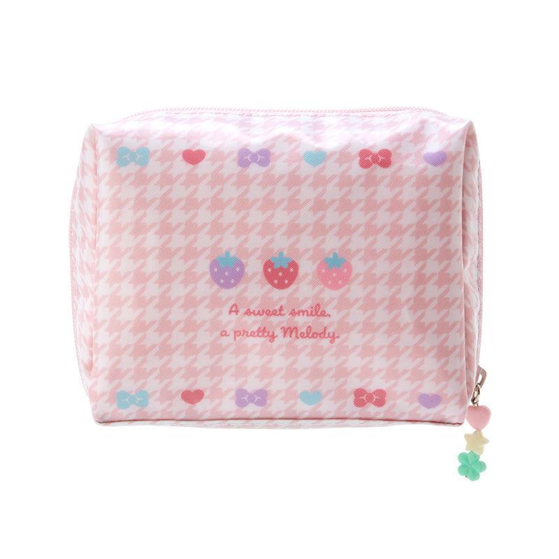 Sanrio My Melody Zipper (Floral Houndstooth Series) Sanrio Characters Pouch  USA |  TUMYN-1583