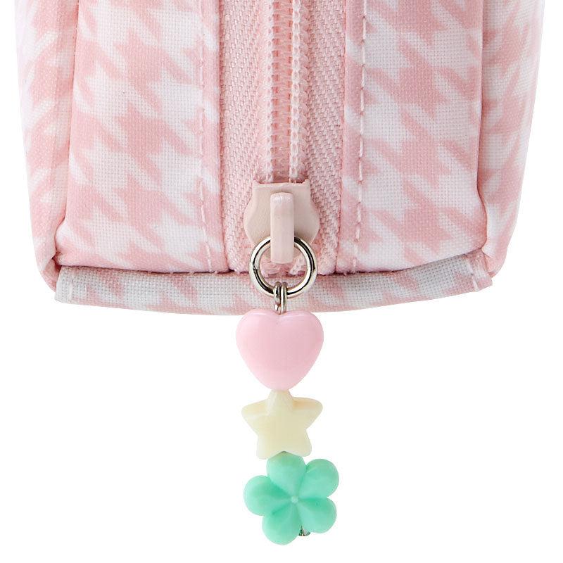 Sanrio My Melody Zipper (Floral Houndstooth Series) Sanrio Characters Pouch  USA |  TUMYN-1583