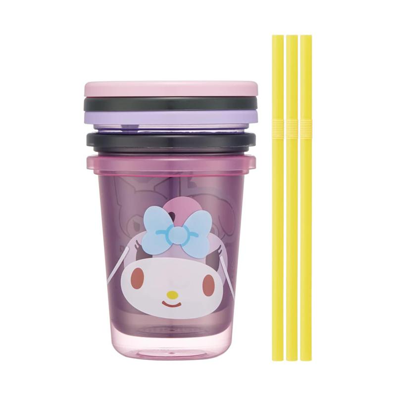 Sanrio My Melody & Kuromi Complete 3pc Set Sanrio Characters Tumbler  USA |  PSDRJ-2105