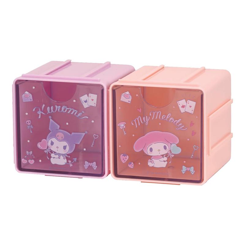 Sanrio My Melody & Kuromi Cubic Storages (Set of 2) Sanrio Characters Containers  USA |  BGRAF-2069