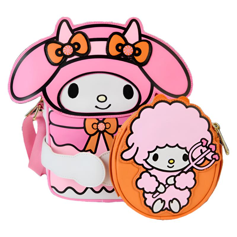 Sanrio My Melody x Loungefly Pumpkin Crossbuddies Bags Crossbody Bag  USA |  LNWJQ-6438