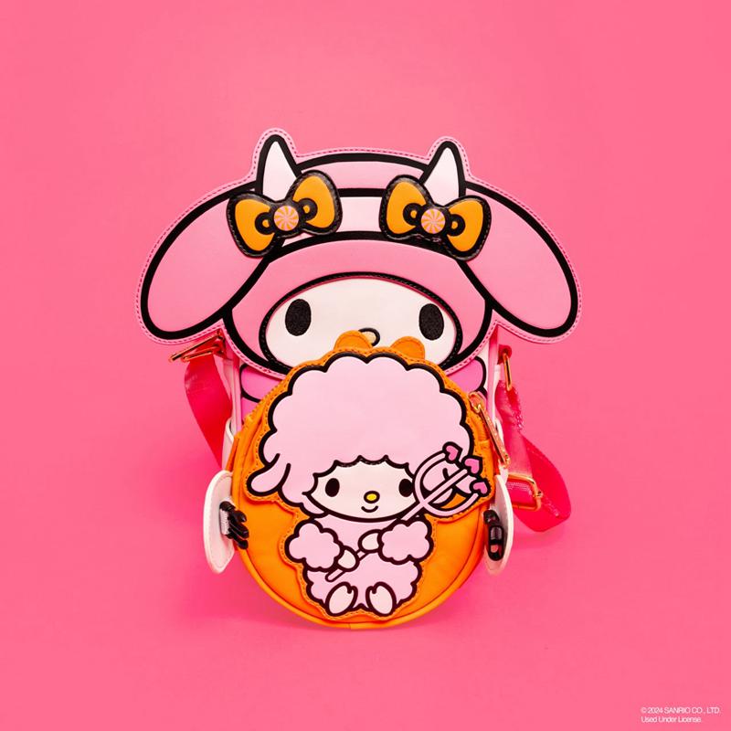 Sanrio My Melody x Loungefly Pumpkin Crossbuddies Bags Crossbody Bag  USA |  LNWJQ-6438