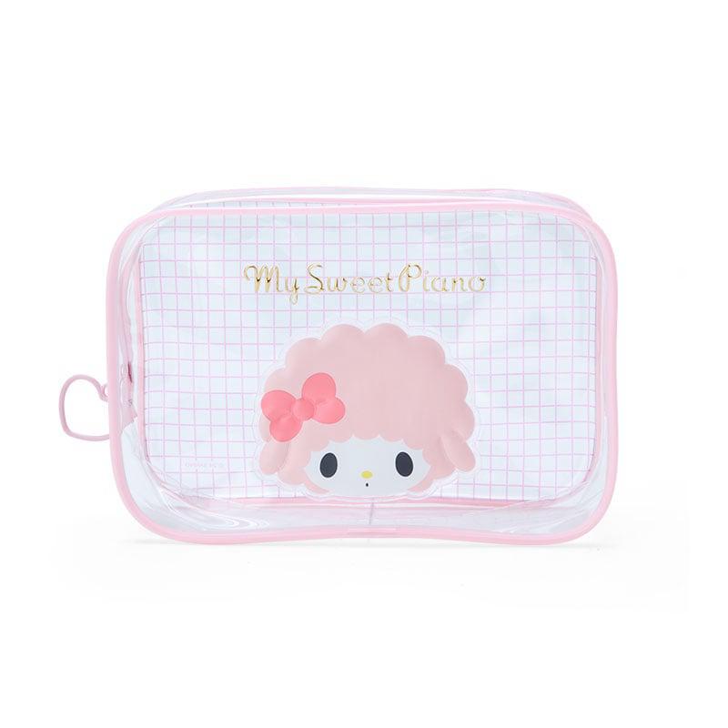 Sanrio My Sweet Piano Clear Grid Zipper Bags Pouch  USA |  APXCL-0142