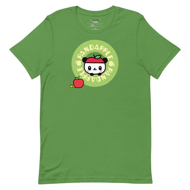 Sanrio Pandapple Green Logo Apparel Tee  USA |  ZBYQT-7408