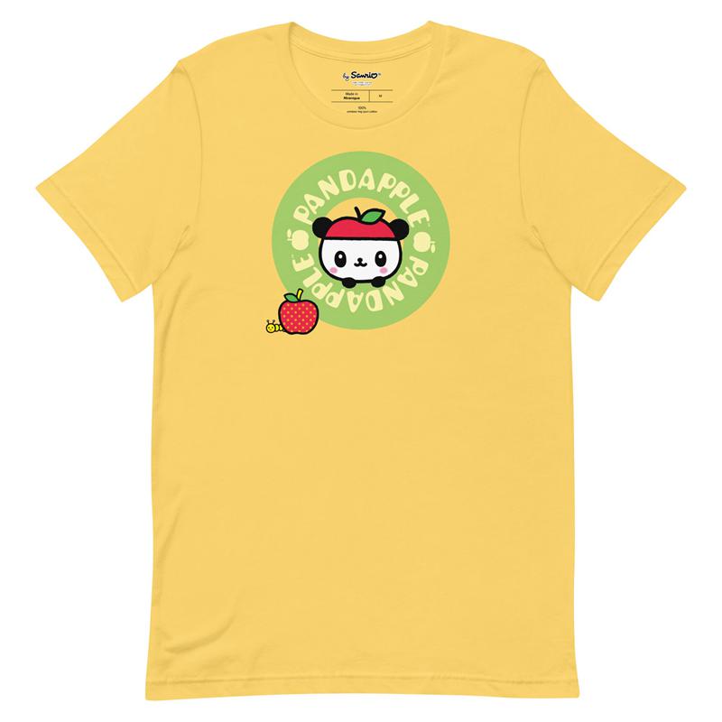 Sanrio Pandapple Green Logo Apparel Tee  USA |  ZBYQT-7408