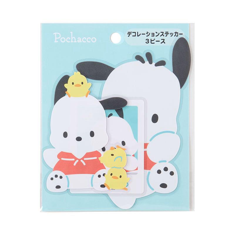 Sanrio Pochacco 3-pc Dress Your Tech Sanrio Characters Sticker Set  USA |  HMGQD-0174