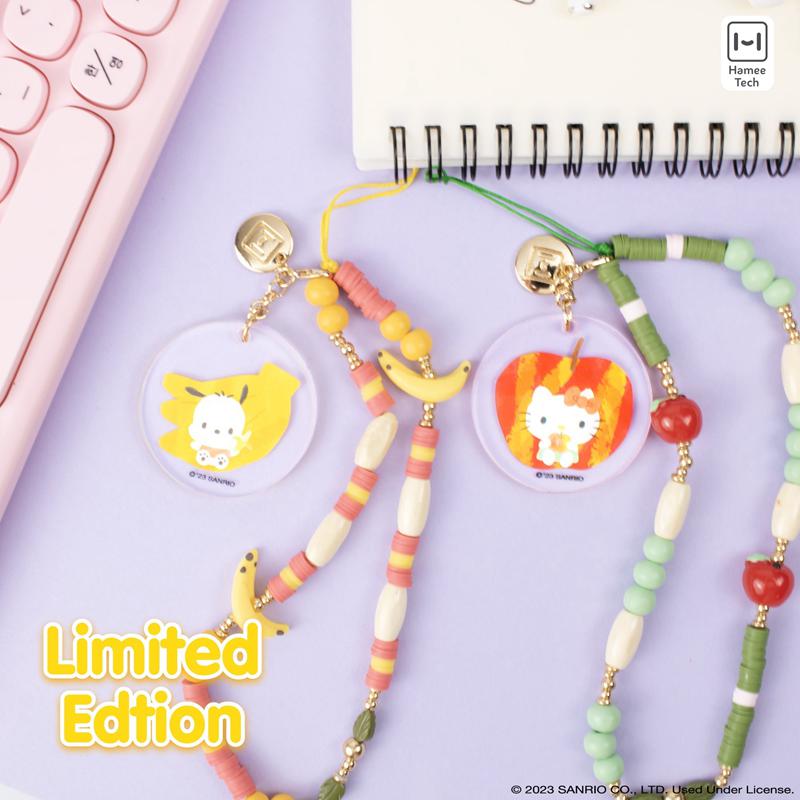 Sanrio Pochacco Banana Beaded Charm Mobile Phone Sanrio Characters Wrist Straps  USA |  LDXYF-5183